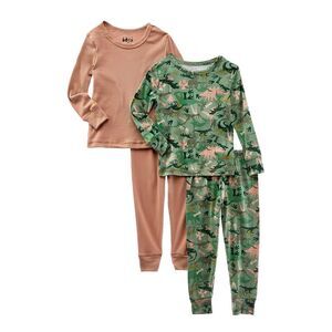 Only Boys Baby-Boys  4Pc Just Chill Yummy & Brushed Waffle Pajama Set